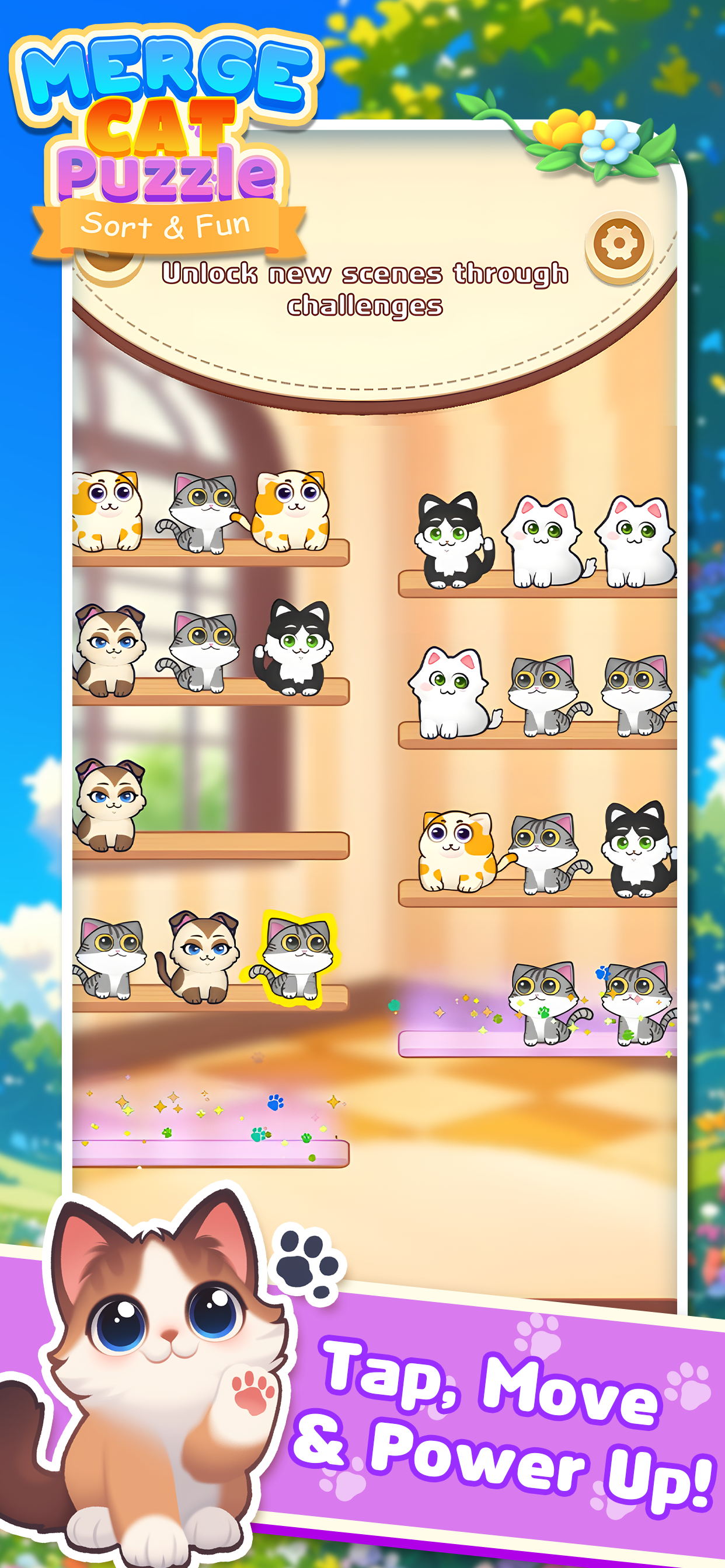 Merge Cat Puzzle Screenshot 3